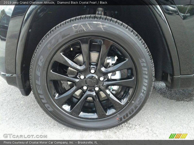 Diamond Black Crystal Pearl / Black 2019 Jeep Grand Cherokee Altitude