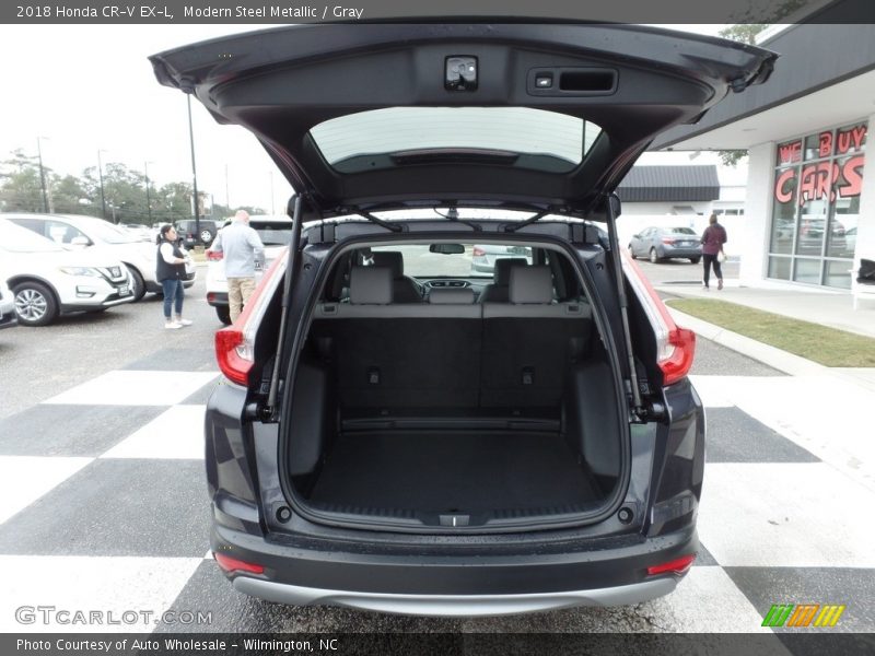 Modern Steel Metallic / Gray 2018 Honda CR-V EX-L