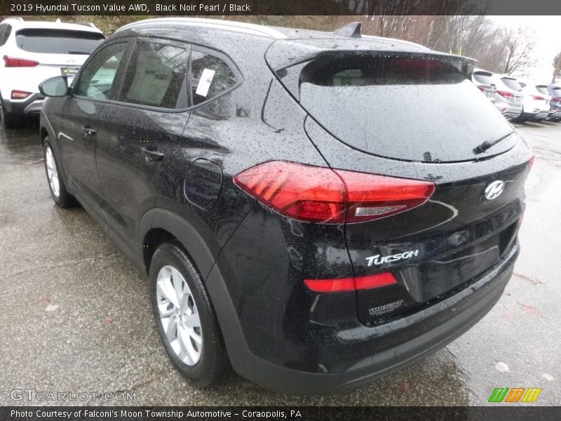 Black Noir Pearl / Black 2019 Hyundai Tucson Value AWD