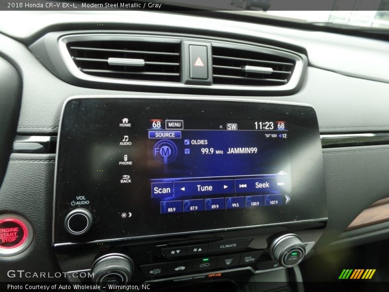 Modern Steel Metallic / Gray 2018 Honda CR-V EX-L