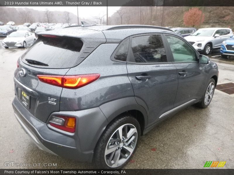 Thunder Gray / Black 2019 Hyundai Kona Ultimate AWD