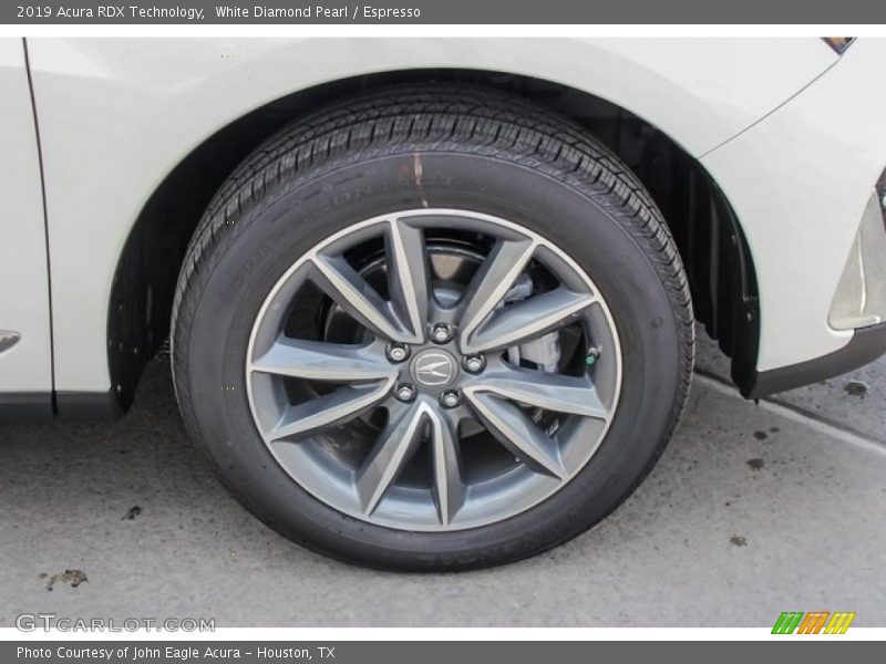 White Diamond Pearl / Espresso 2019 Acura RDX Technology
