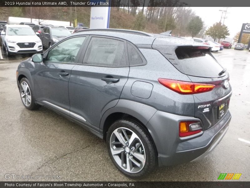 Thunder Gray / Black 2019 Hyundai Kona Ultimate AWD