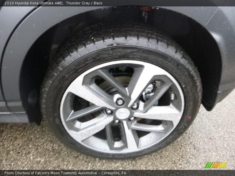 Thunder Gray / Black 2019 Hyundai Kona Ultimate AWD
