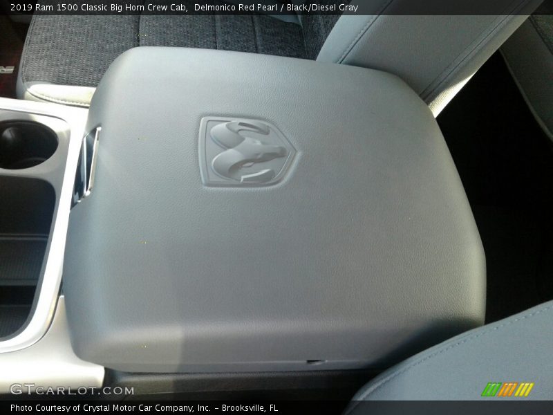 Delmonico Red Pearl / Black/Diesel Gray 2019 Ram 1500 Classic Big Horn Crew Cab