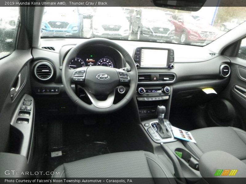 Thunder Gray / Black 2019 Hyundai Kona Ultimate AWD
