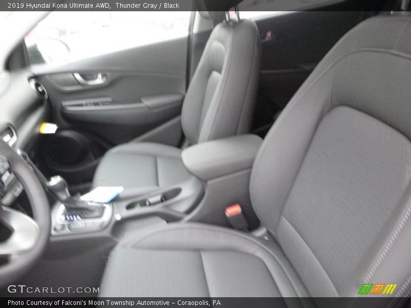 Thunder Gray / Black 2019 Hyundai Kona Ultimate AWD