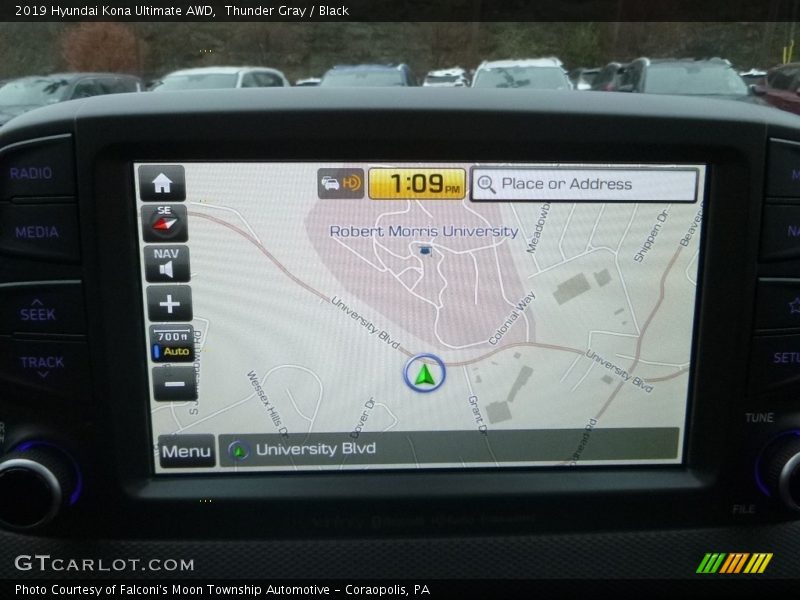 Thunder Gray / Black 2019 Hyundai Kona Ultimate AWD
