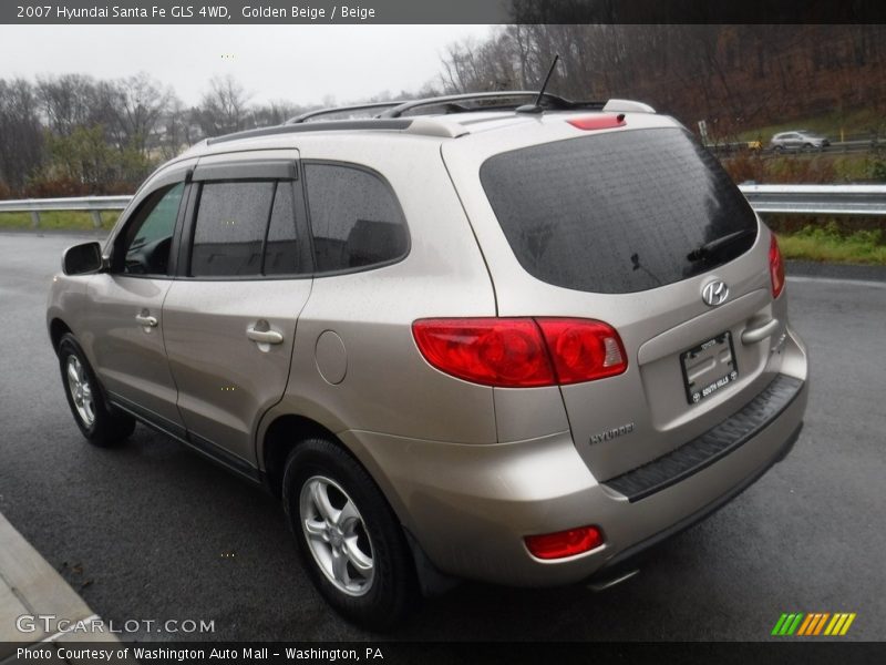 Golden Beige / Beige 2007 Hyundai Santa Fe GLS 4WD