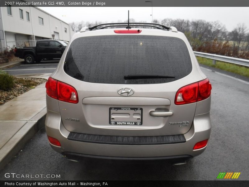 Golden Beige / Beige 2007 Hyundai Santa Fe GLS 4WD