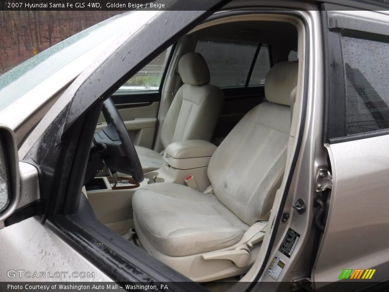 Golden Beige / Beige 2007 Hyundai Santa Fe GLS 4WD