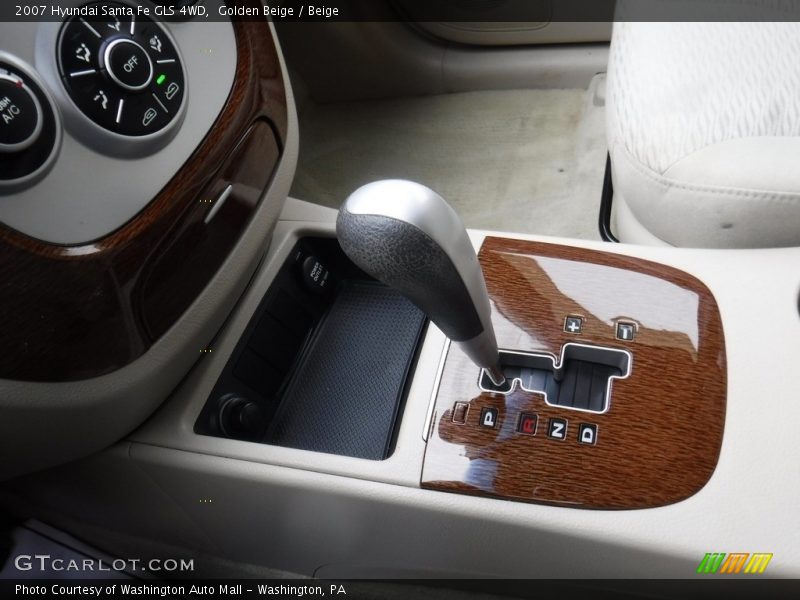 Golden Beige / Beige 2007 Hyundai Santa Fe GLS 4WD