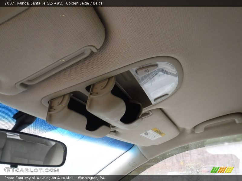 Golden Beige / Beige 2007 Hyundai Santa Fe GLS 4WD