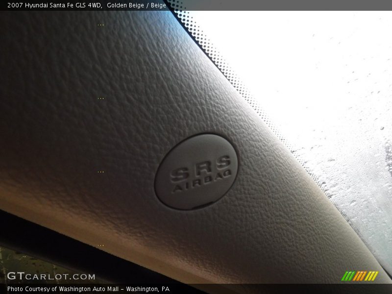 Golden Beige / Beige 2007 Hyundai Santa Fe GLS 4WD