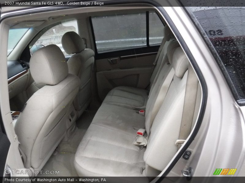 Golden Beige / Beige 2007 Hyundai Santa Fe GLS 4WD