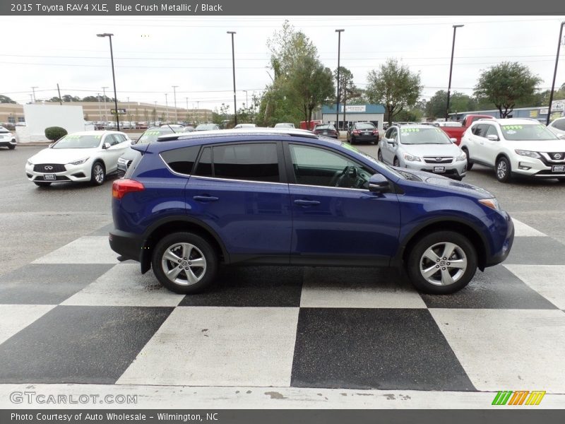 Blue Crush Metallic / Black 2015 Toyota RAV4 XLE