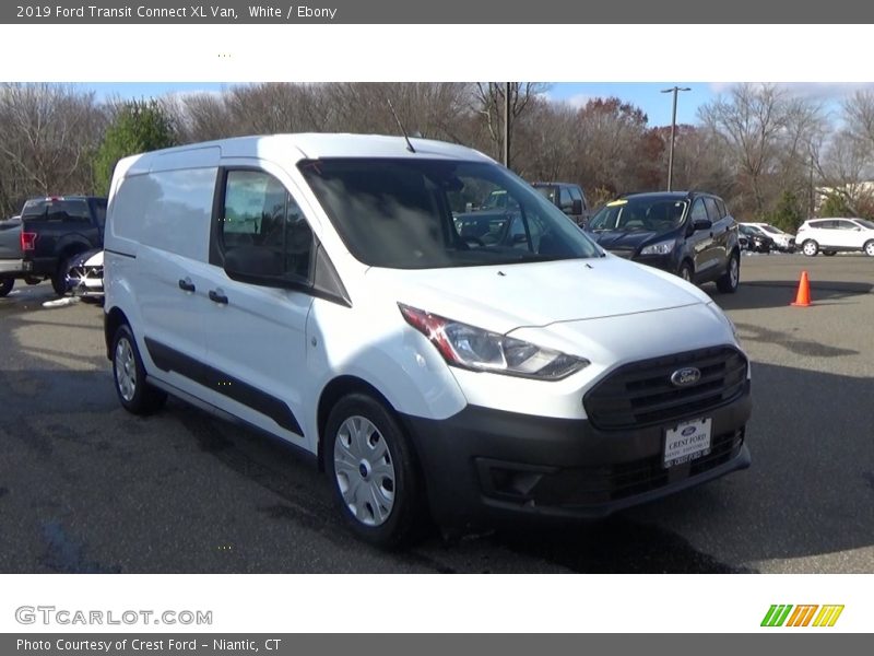 White / Ebony 2019 Ford Transit Connect XL Van