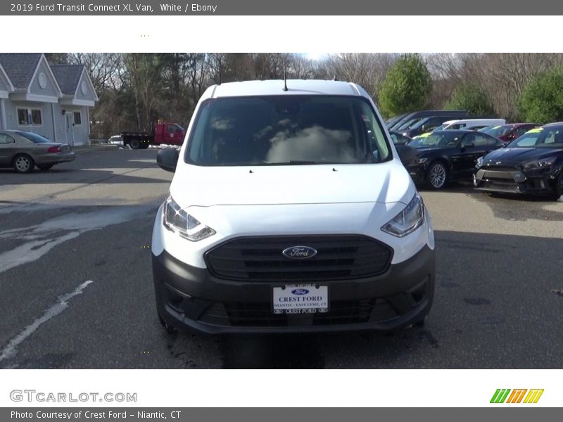 White / Ebony 2019 Ford Transit Connect XL Van