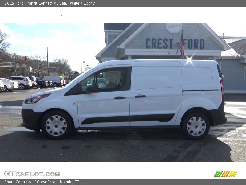 White / Ebony 2019 Ford Transit Connect XL Van