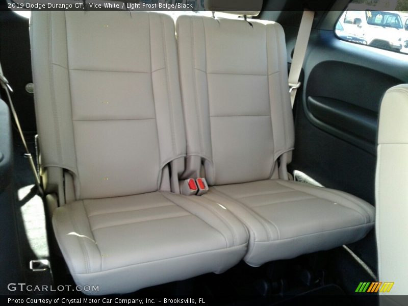 Vice White / Light Frost Beige/Black 2019 Dodge Durango GT