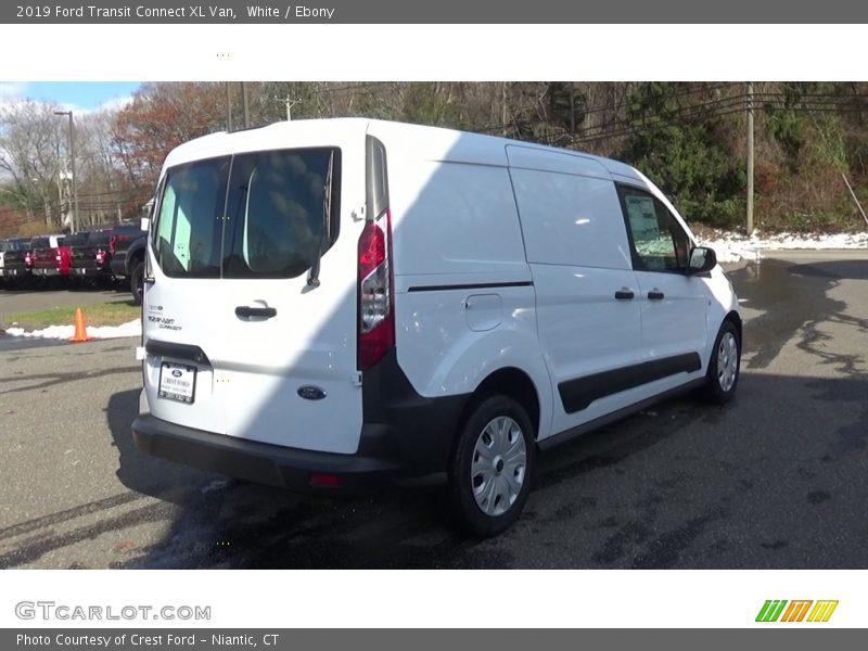 White / Ebony 2019 Ford Transit Connect XL Van
