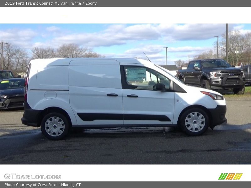White / Ebony 2019 Ford Transit Connect XL Van