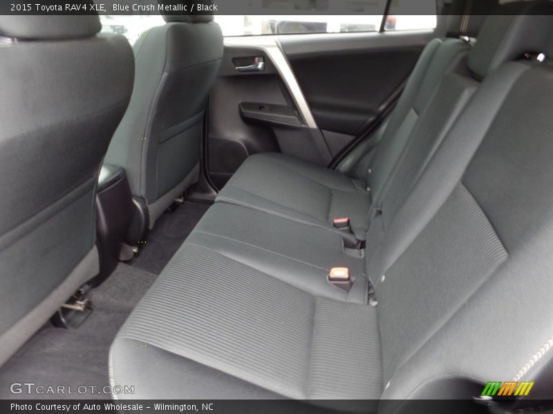 Blue Crush Metallic / Black 2015 Toyota RAV4 XLE