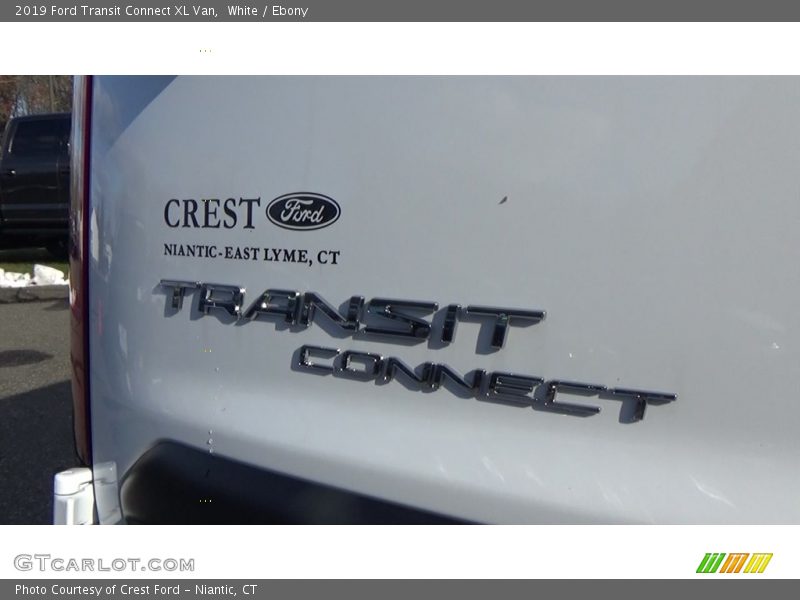 White / Ebony 2019 Ford Transit Connect XL Van