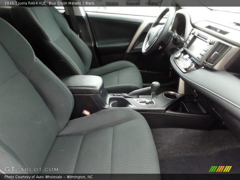 Blue Crush Metallic / Black 2015 Toyota RAV4 XLE