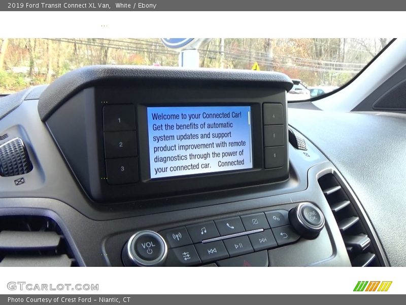 White / Ebony 2019 Ford Transit Connect XL Van