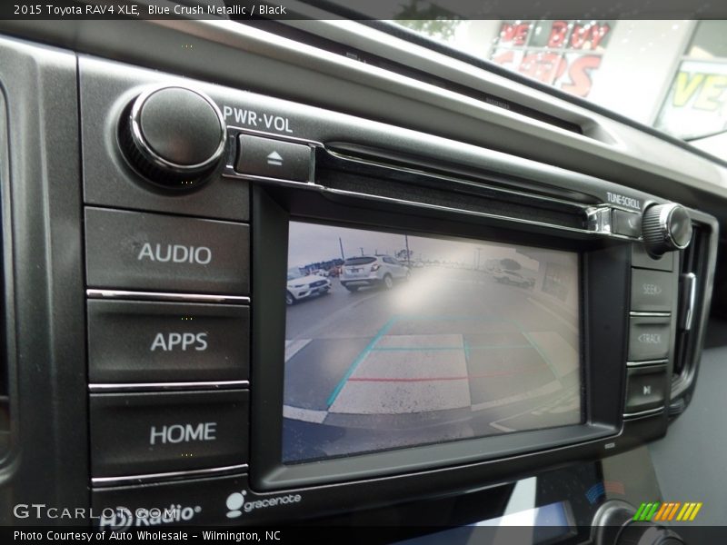 Blue Crush Metallic / Black 2015 Toyota RAV4 XLE