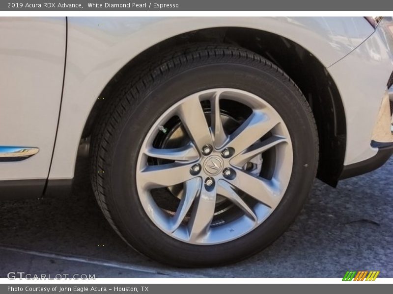 White Diamond Pearl / Espresso 2019 Acura RDX Advance