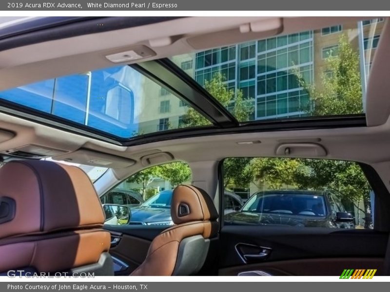 White Diamond Pearl / Espresso 2019 Acura RDX Advance