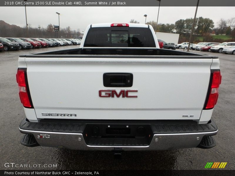 Summit White / Jet Black 2018 GMC Sierra 1500 SLE Double Cab 4WD