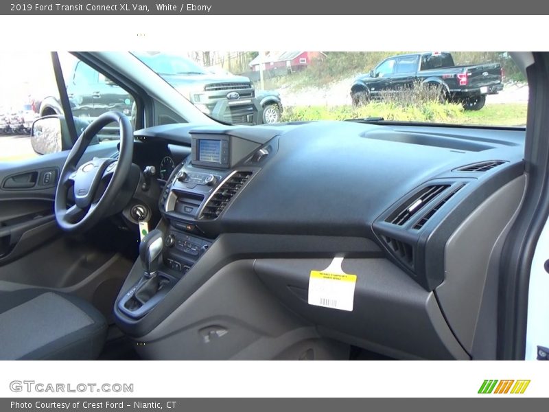 White / Ebony 2019 Ford Transit Connect XL Van