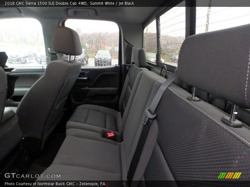 Summit White / Jet Black 2018 GMC Sierra 1500 SLE Double Cab 4WD