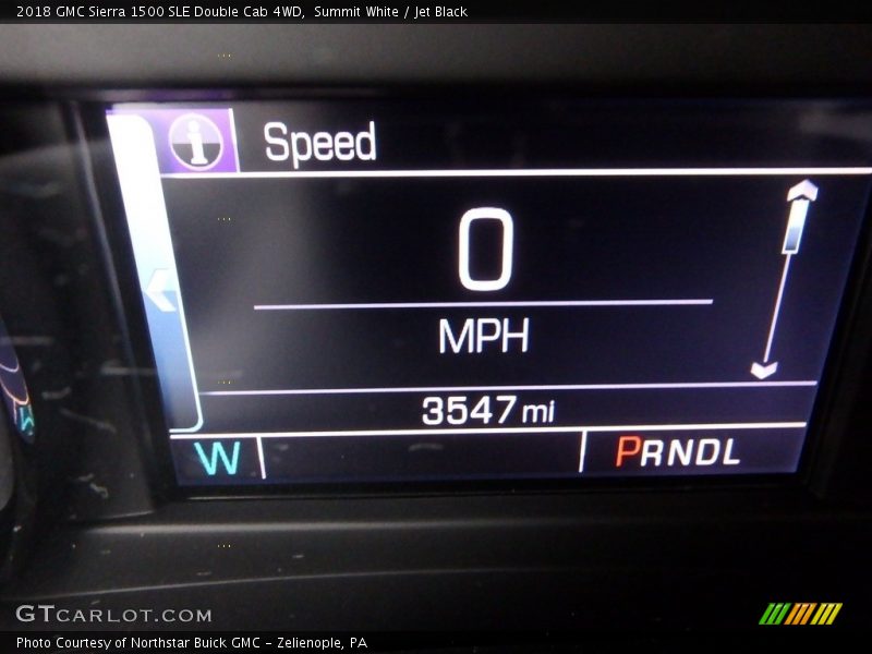Summit White / Jet Black 2018 GMC Sierra 1500 SLE Double Cab 4WD