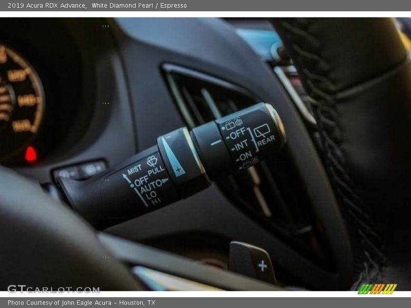 White Diamond Pearl / Espresso 2019 Acura RDX Advance