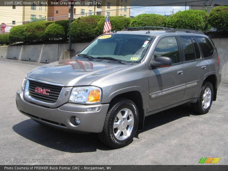 Steel Grey Metallic / Light Gray 2005 GMC Envoy SLT 4x4