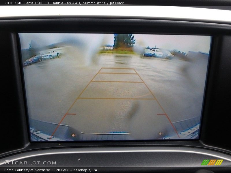 Summit White / Jet Black 2018 GMC Sierra 1500 SLE Double Cab 4WD