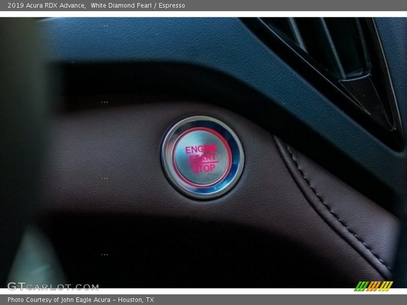 White Diamond Pearl / Espresso 2019 Acura RDX Advance