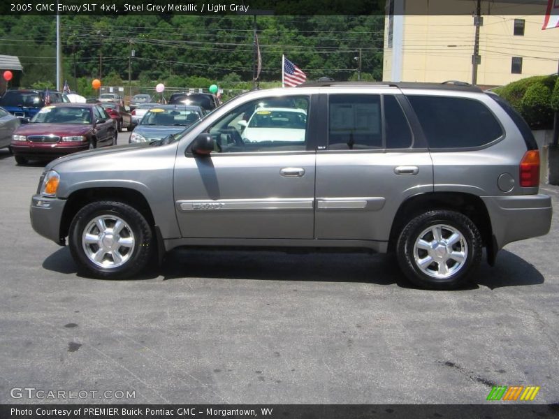 Steel Grey Metallic / Light Gray 2005 GMC Envoy SLT 4x4