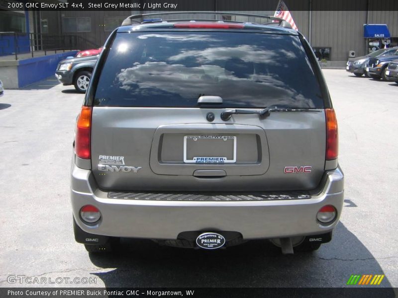 Steel Grey Metallic / Light Gray 2005 GMC Envoy SLT 4x4