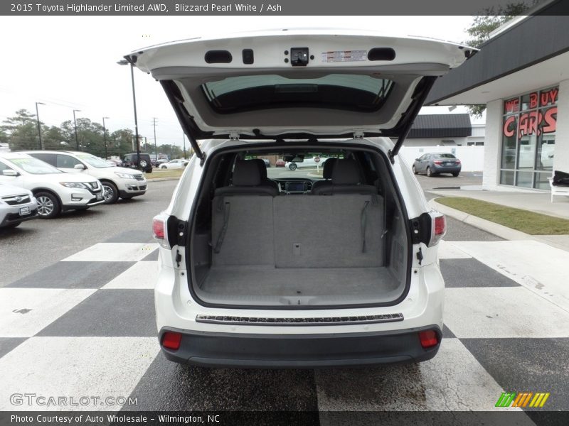 Blizzard Pearl White / Ash 2015 Toyota Highlander Limited AWD