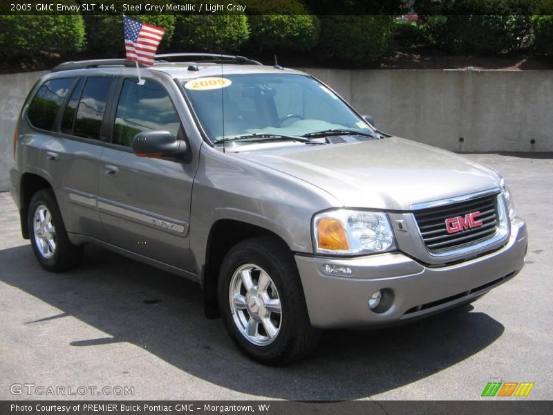 Steel Grey Metallic / Light Gray 2005 GMC Envoy SLT 4x4