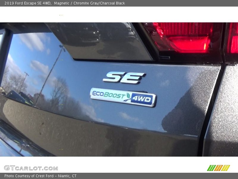 Magnetic / Chromite Gray/Charcoal Black 2019 Ford Escape SE 4WD