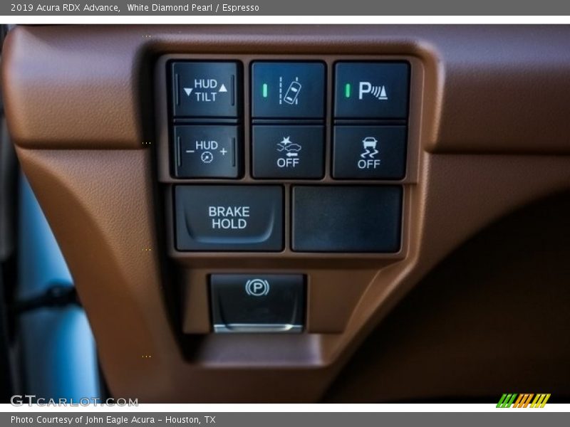 White Diamond Pearl / Espresso 2019 Acura RDX Advance
