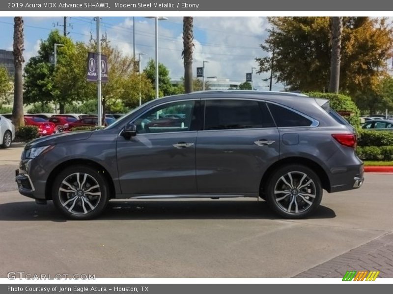 Modern Steel Metallic / Ebony 2019 Acura MDX Advance SH-AWD