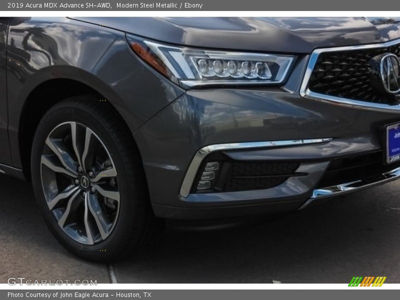 Modern Steel Metallic / Ebony 2019 Acura MDX Advance SH-AWD