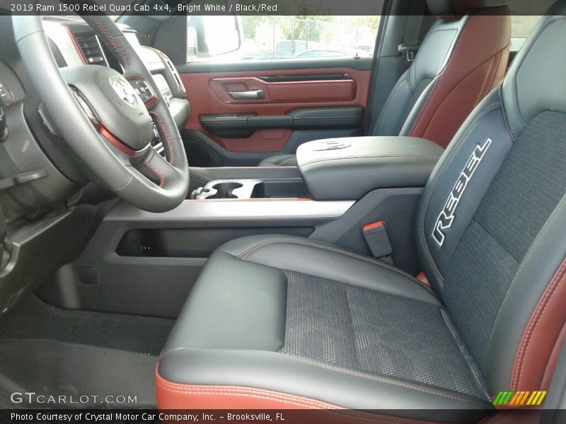 Front Seat of 2019 1500 Rebel Quad Cab 4x4